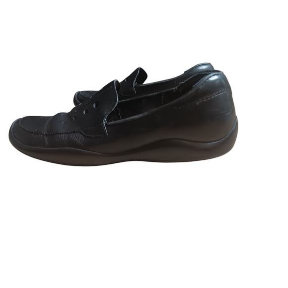 Archive 2000s Prada Sport Black Leather Loafers Shoes Size 39 Vintage Mens 6 W 8 - Picture 7 of 16